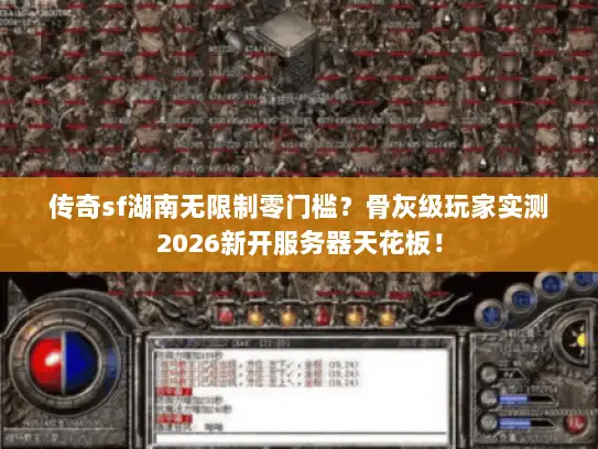 传奇sf湖南无限制零门槛？骨灰级玩家实测2026新开服务器天花板！