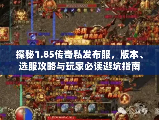 探秘1.85传奇私发布服，版本、选服攻略与玩家必读避坑指南
