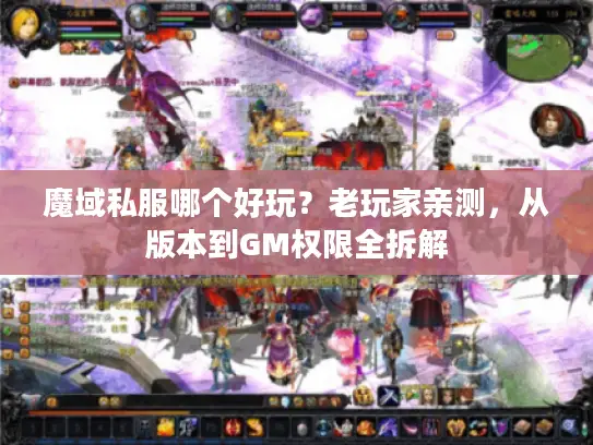 魔域私服哪个好玩？老玩家亲测，从版本到GM权限全拆解