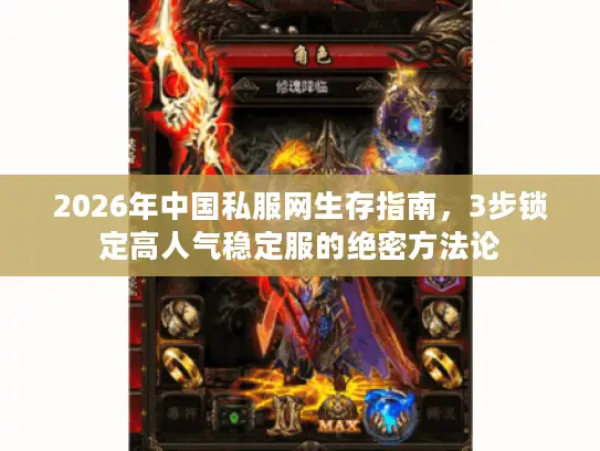2026年中国私服网生存指南,3步锁定高人气稳定服的绝密方法论 2026年中国私服网生存指南,3步锁定高人气稳定服的绝密方法论