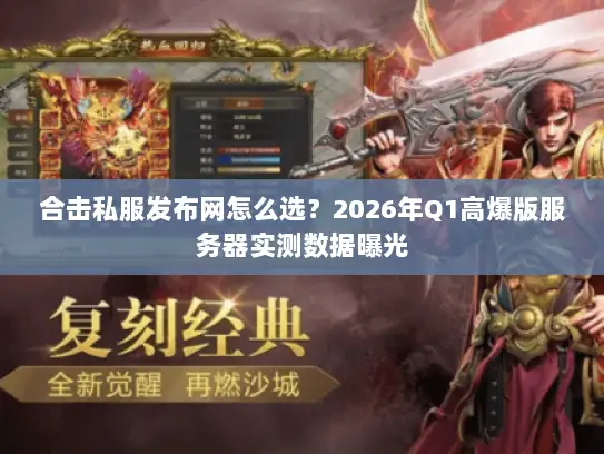 合击私服发布网怎么选？2026年Q1高爆版服务器实测数据曝光