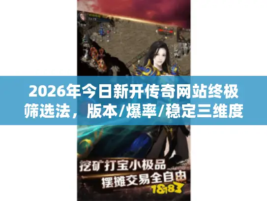 2026年今日新开传奇网站终极筛选法，版本/爆率/稳定三维度拆解
