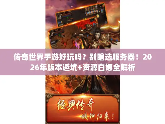 传奇世界手游好玩吗？别瞎选服务器！2026年版本避坑+资源白嫖全解析