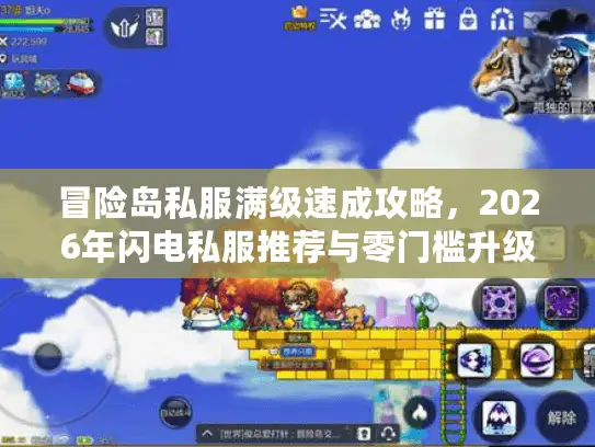 冒险岛私服满级速成攻略，2026年闪电私服推荐与零门槛升级秘籍