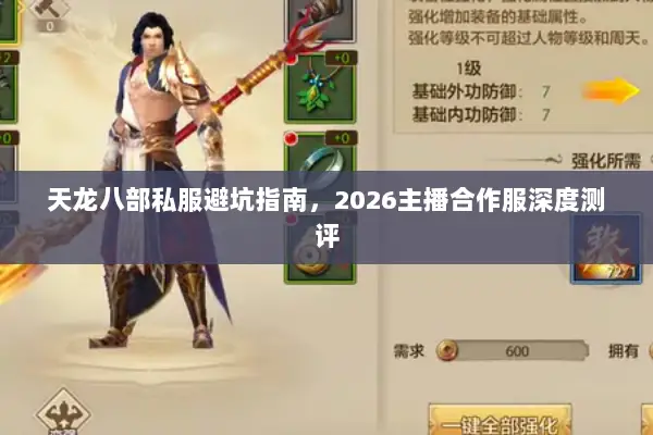 天龙八部私服避坑指南，2026主播合作服深度测评