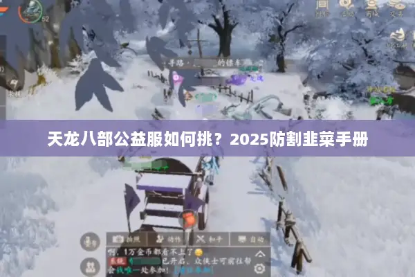 天龙八部公益服如何挑？2025防割韭菜手册