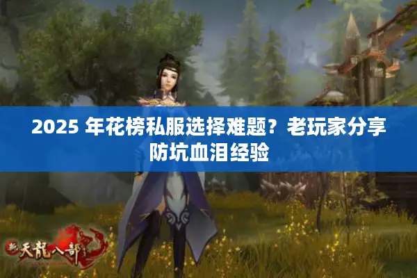 2025 年花榜私服选择难题?老玩家分享防坑血泪经验 2025 年花榜私服选择难题?老玩家分享防坑血泪经验