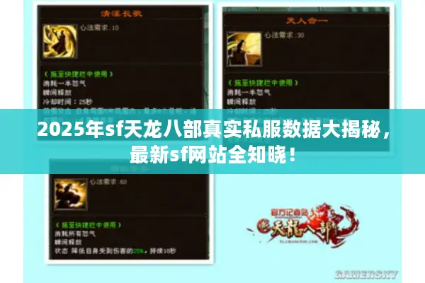 2025年sf天龙八部真实私服数据大揭秘，最新sf网站全知晓！